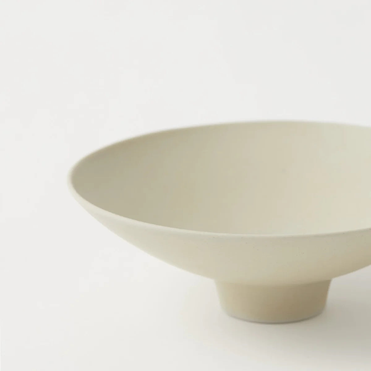 Stoneware Flat Bowl 6"