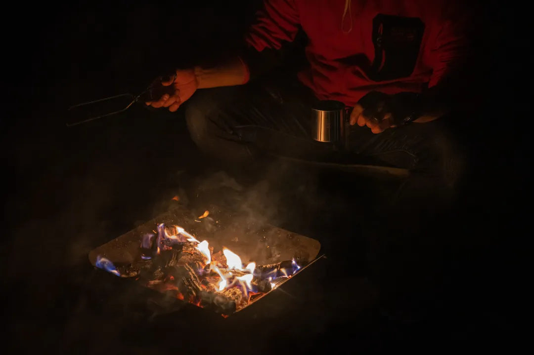 black-stainless-fire-pit