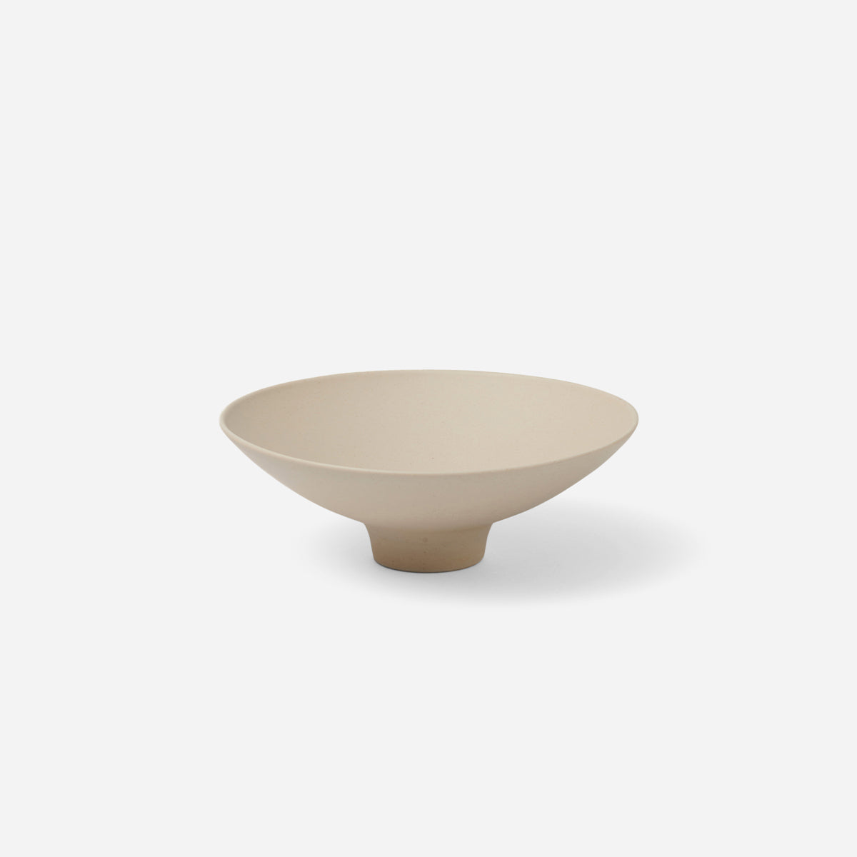 Stoneware Flat Bowl 6"