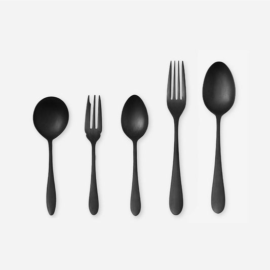 Black Stainless Cutlery/ Matte