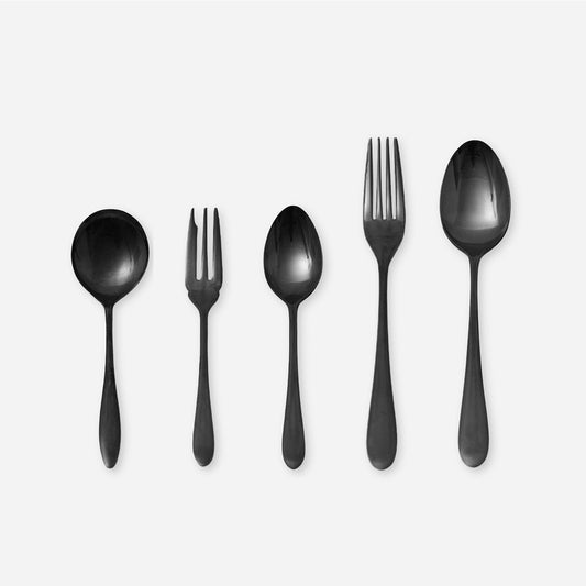 Black Stainless Cutlery/ Smooth