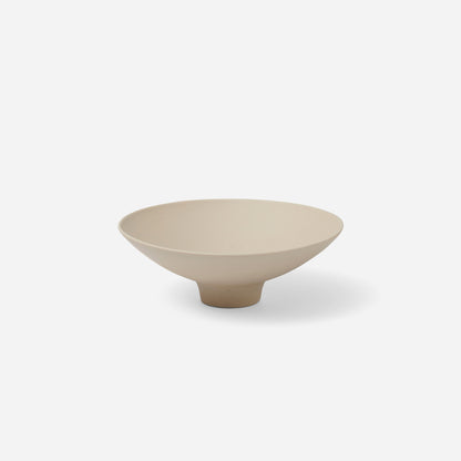 Stoneware Flat Bowl 6"