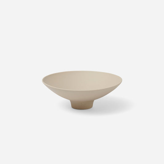 Stoneware Flat Bowl 6"