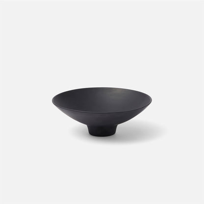 Stoneware Flat Bowl 6"