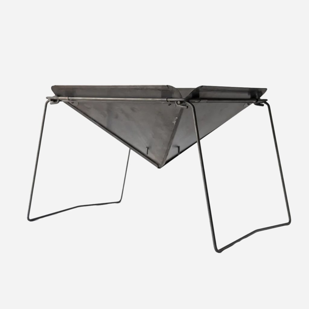 Black Stainless Fire Pit