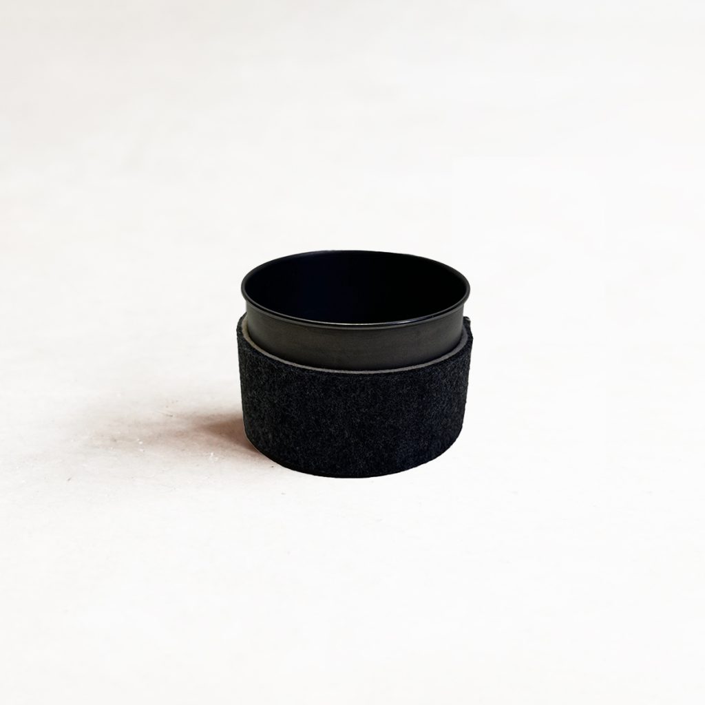 Black Stainless Cup with Sleeve