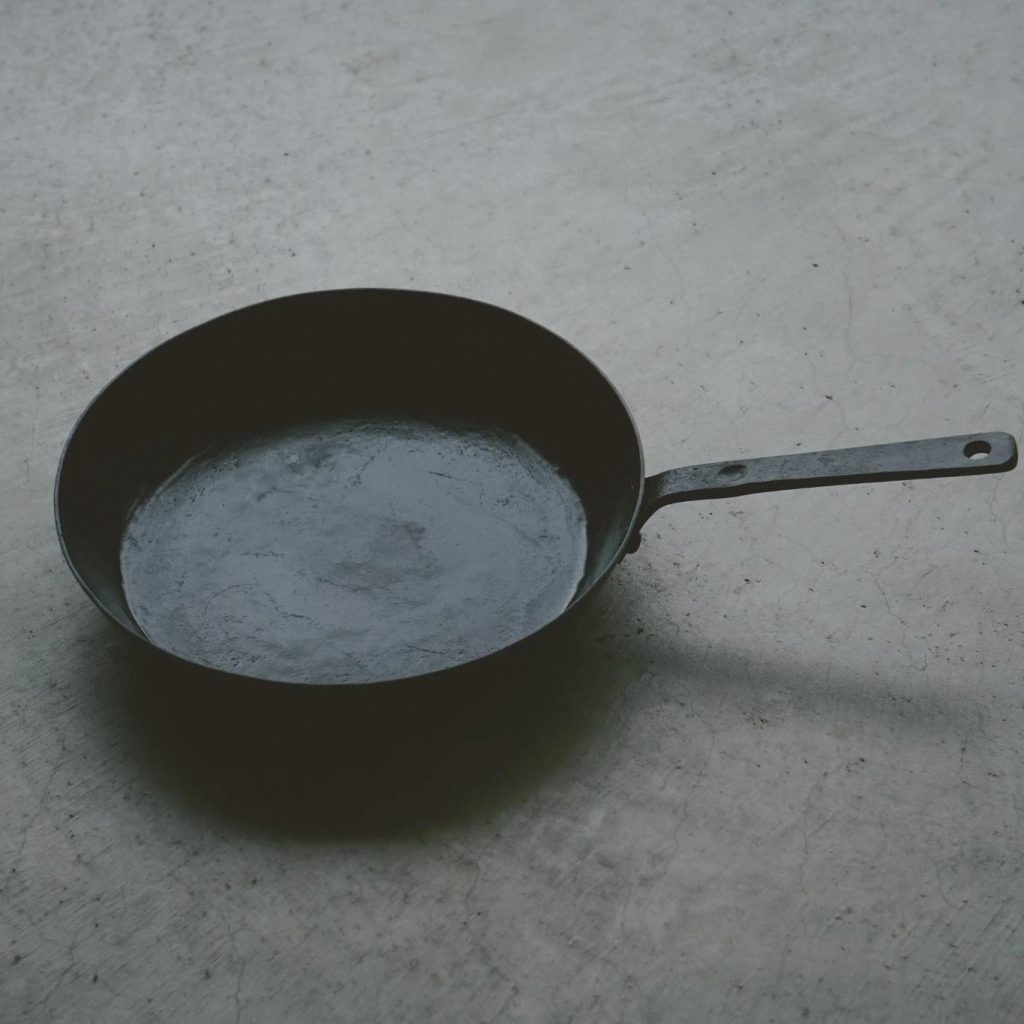 Hand-Forged Iron Frying Pan
